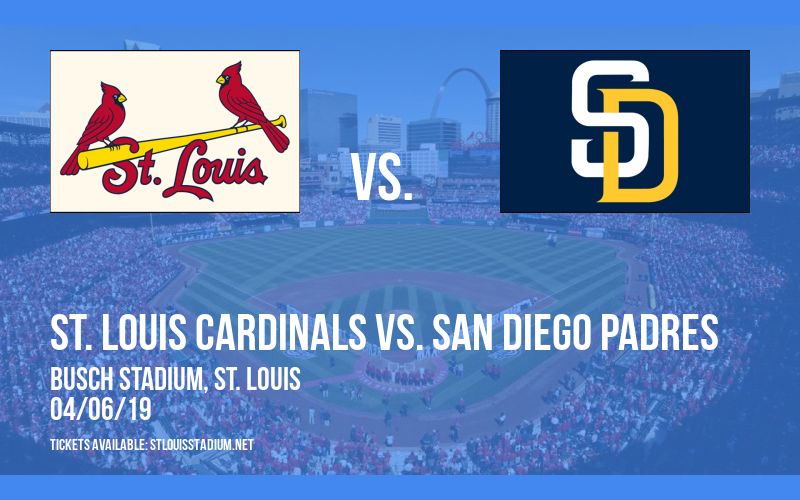 St. Louis Cardinals vs. San Diego Padres at Busch Stadium