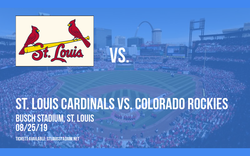 St. Louis Cardinals vs. Colorado Rockies at Busch Stadium