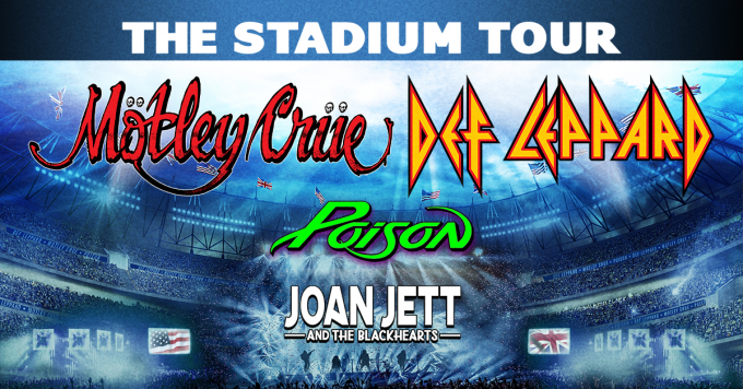 The Stadium Tour: Motley Crue, Def Leppard, Poison & Joan Jett and The Blackhearts at Busch Stadium