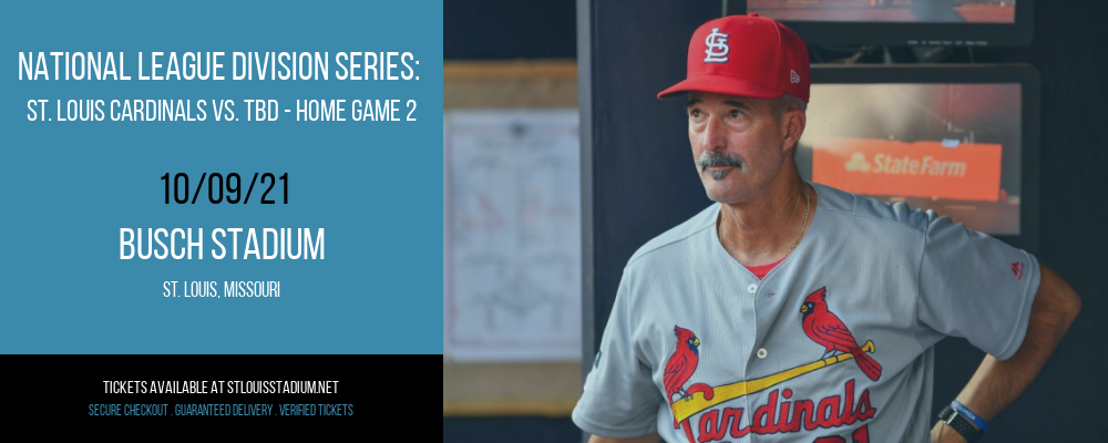National League Division Series: St. Louis Cardinals vs. TBD - Home Game 2 (Date: TBD - If Necessary) at Busch Stadium tickets National League Division Series: St. Louis Cardinals vs. TBD - Home Game 2 (Date: TBD - If Necessary) at Busch Stadium