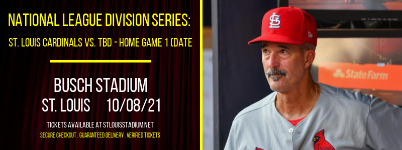 National League Division Series: St. Louis Cardinals vs. TBD - Home Game 1 (Date: TBD - If Necessary) at Busch Stadium tickets National League Division Series: St. Louis Cardinals vs. TBD - Home Game 1 (Date: TBD - If Necessary) at Busch Stadium