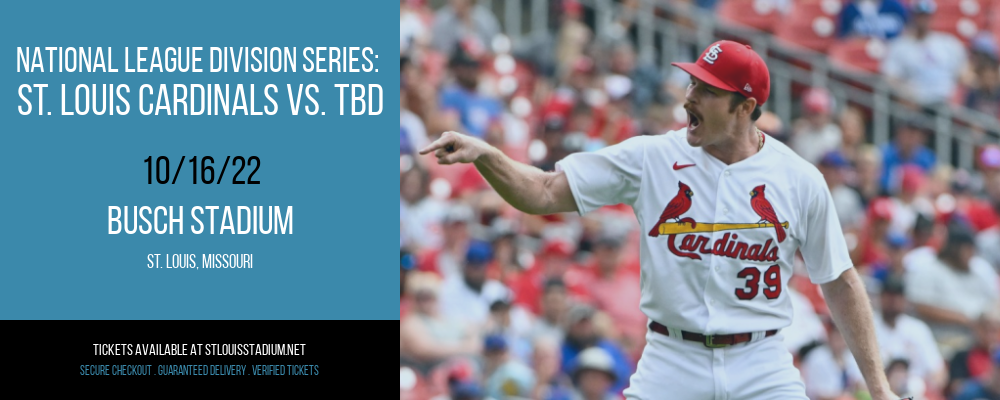National League Division Series: St. Louis Cardinals vs. TBD [CANCELLED] at Busch Stadium