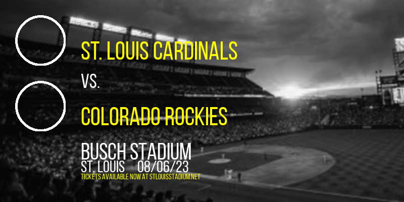 St. Louis Cardinals vs. Colorado Rockies at Busch Stadium tickets St. Louis Cardinals vs. Colorado Rockies at Busch Stadium
