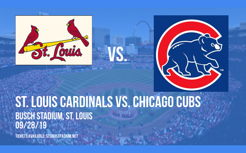 St. Louis Cardinals vs. Chicago Cubs at Busch Stadium tickets St. Louis Cardinals vs. Chicago Cubs at Busch Stadium