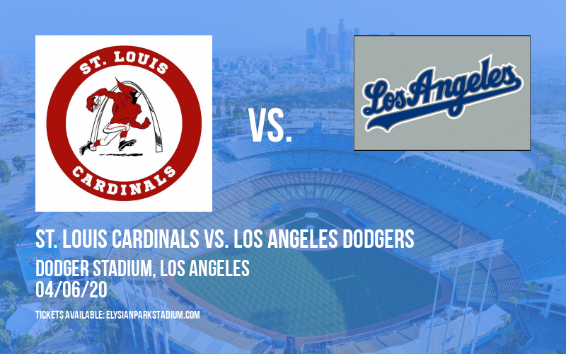 St. Louis Cardinals vs. Los Angeles Dodgers [CANCELLED] Tickets | 6th April | Busch Stadium in ...