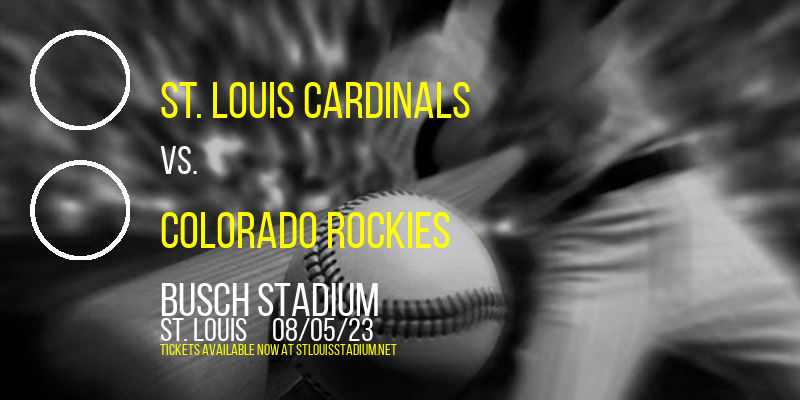 St. Louis Cardinals vs. Colorado Rockies at Busch Stadium tickets St. Louis Cardinals vs. Colorado Rockies at Busch Stadium